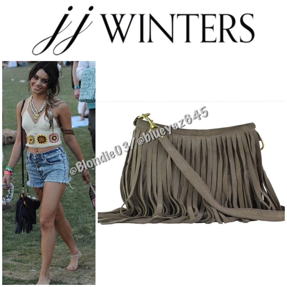 JJ Winters “Vanessa” mini fringe bag OS